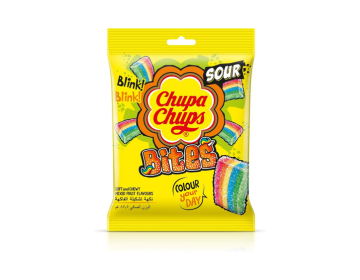 Chupa Chups Mixed Fruit Sour Bites, 24.2g