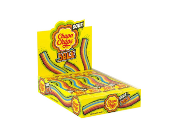 Chupa Chups Sour Belt 48 Pcs X 10 G