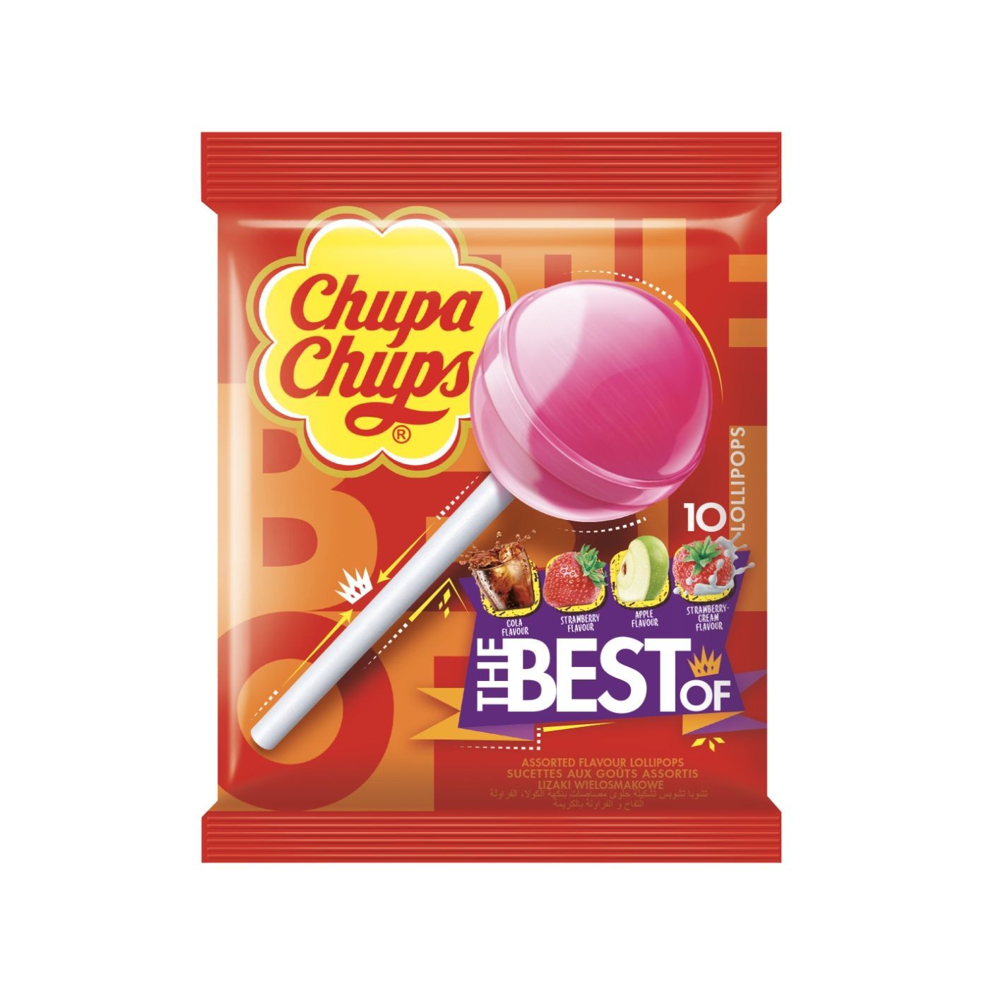 Chupa Chups Assorted Lollipops, 10 Pieces, 120g