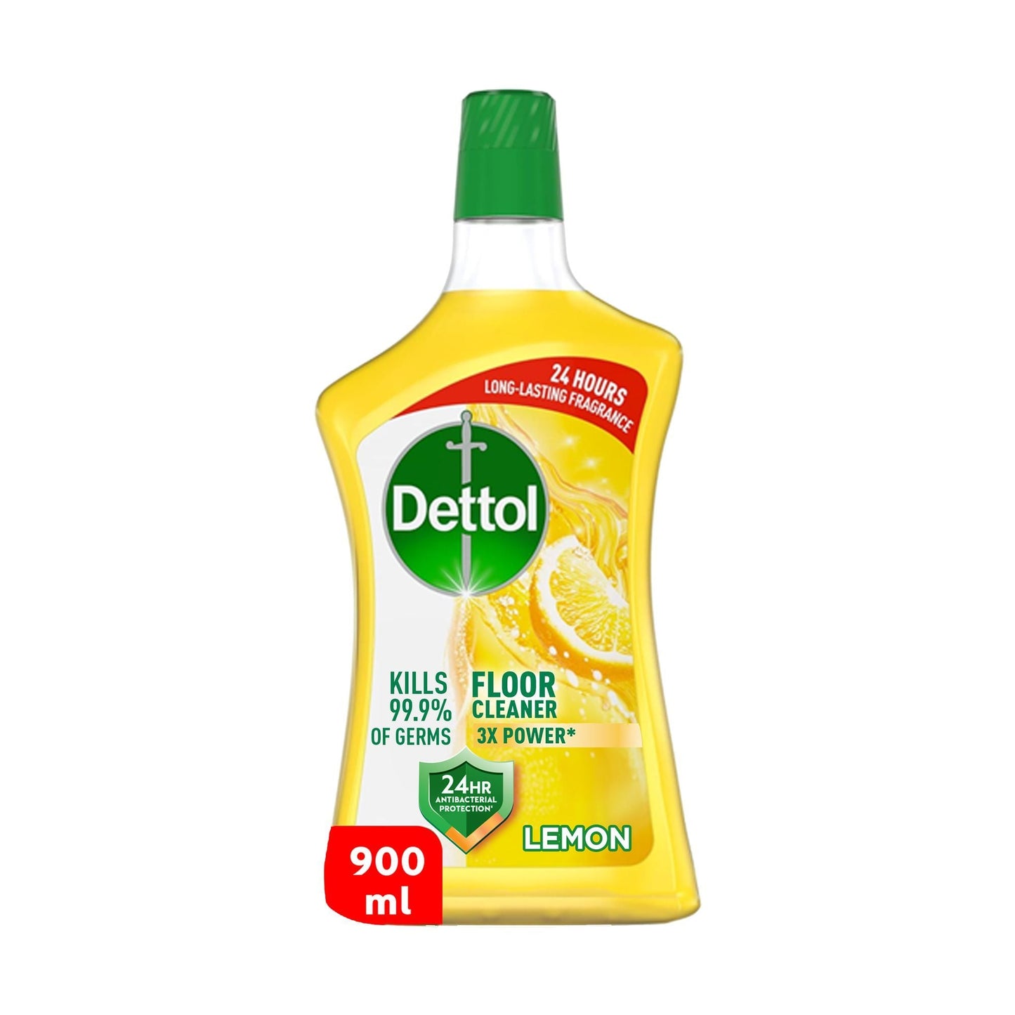 Dettol Antibacterial Lemon Power Floor Cleaner, 900ml