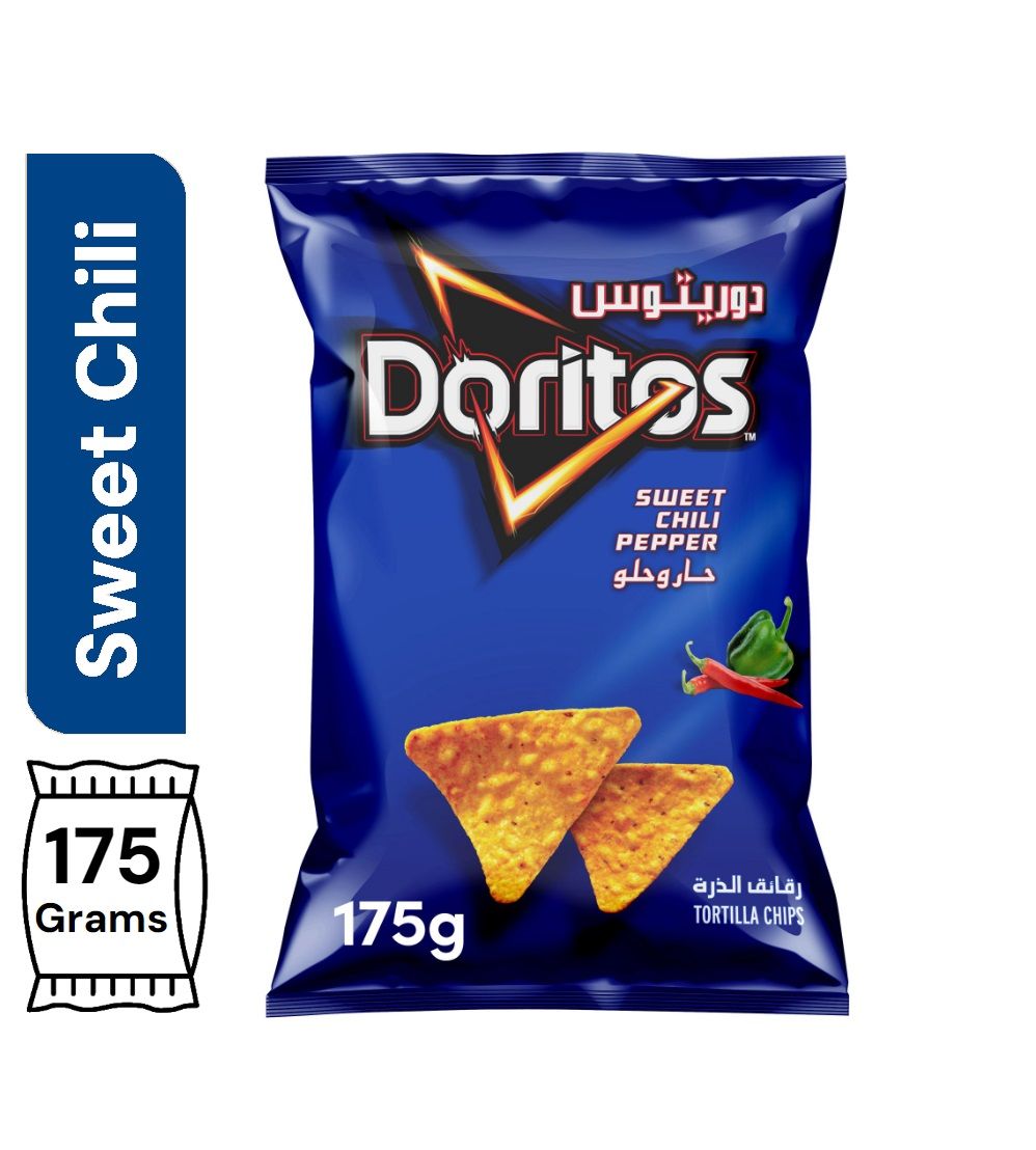 Doritos Sweet Chili Pepper Tortilla Chips, 175g