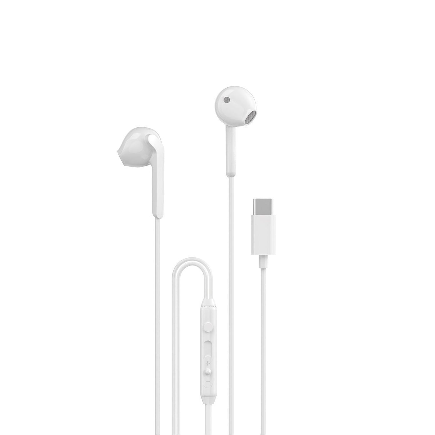 Dudao Earphone Type-C X3C W1 White