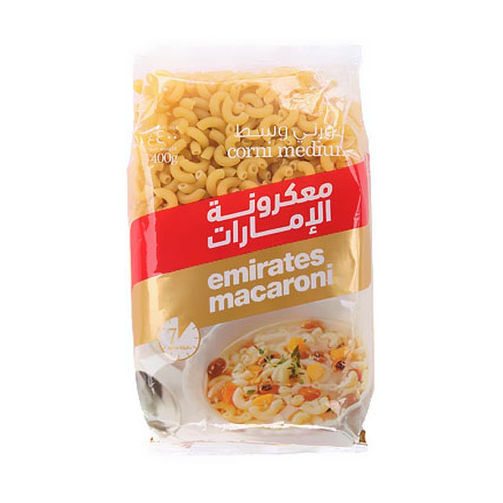 Emirates Medium Macaroni Corni Pasta 400g