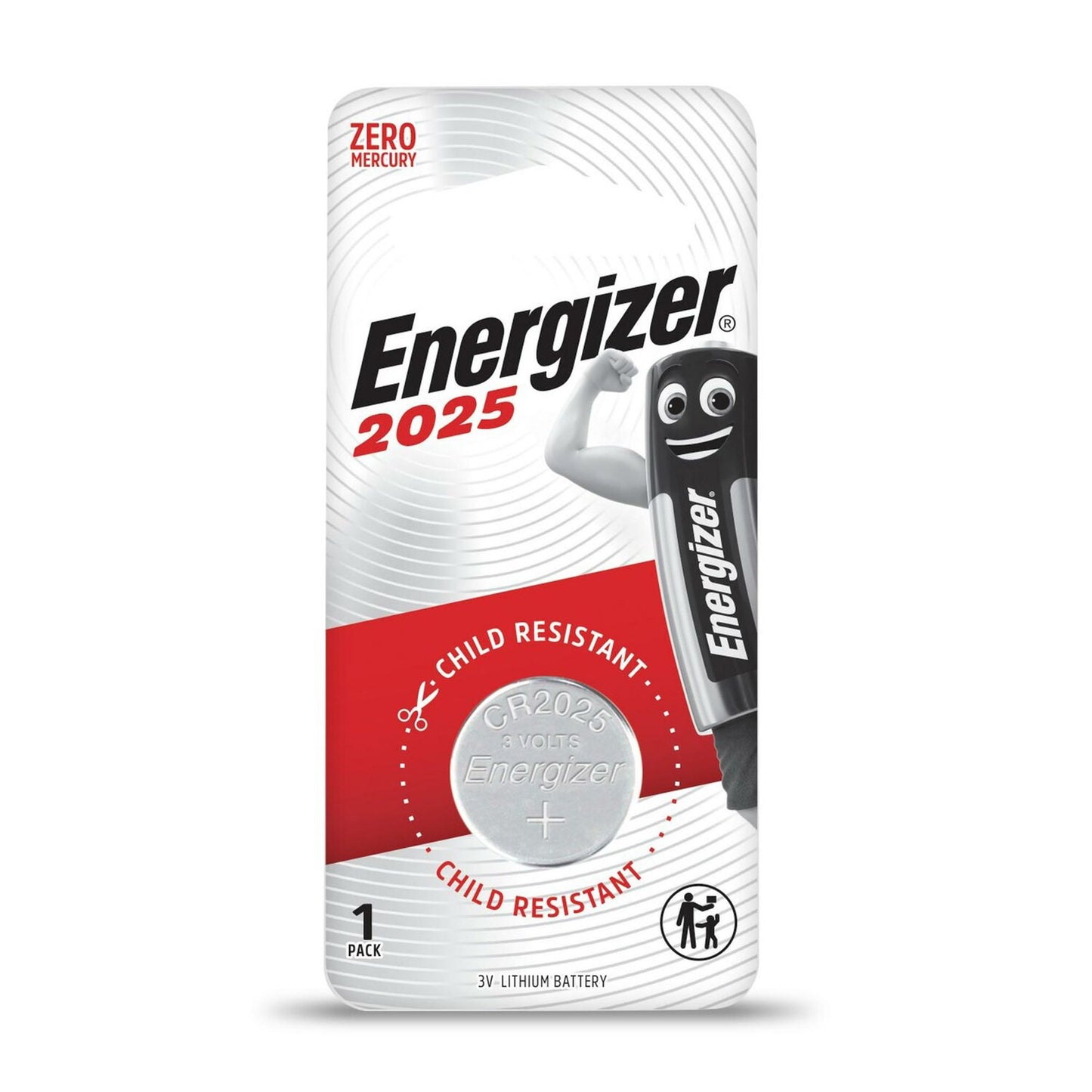 Energizer Lithium Battery ECR 2025, 1 Piece