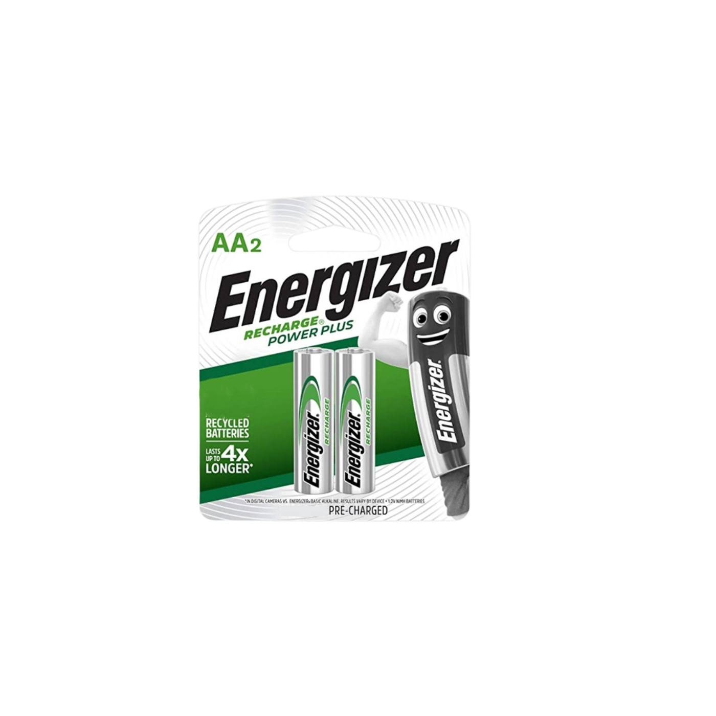 Energizer Recharge Battery NH15 BP2 AA