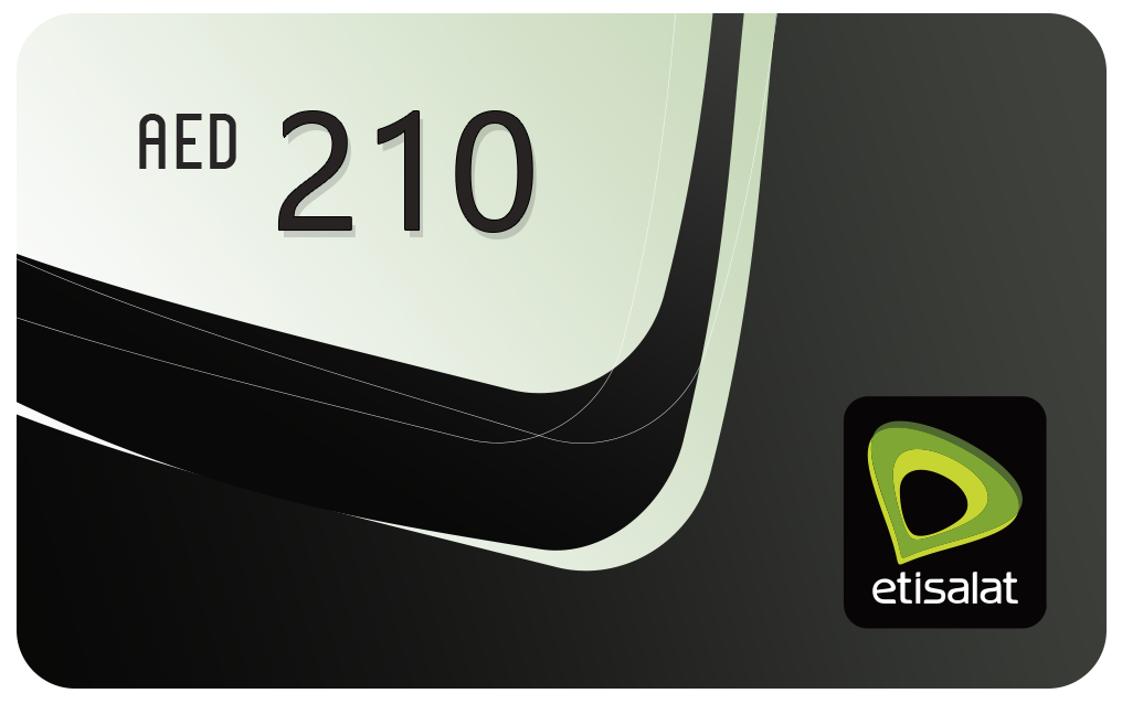 Etisalat E-Voucher 210 AED