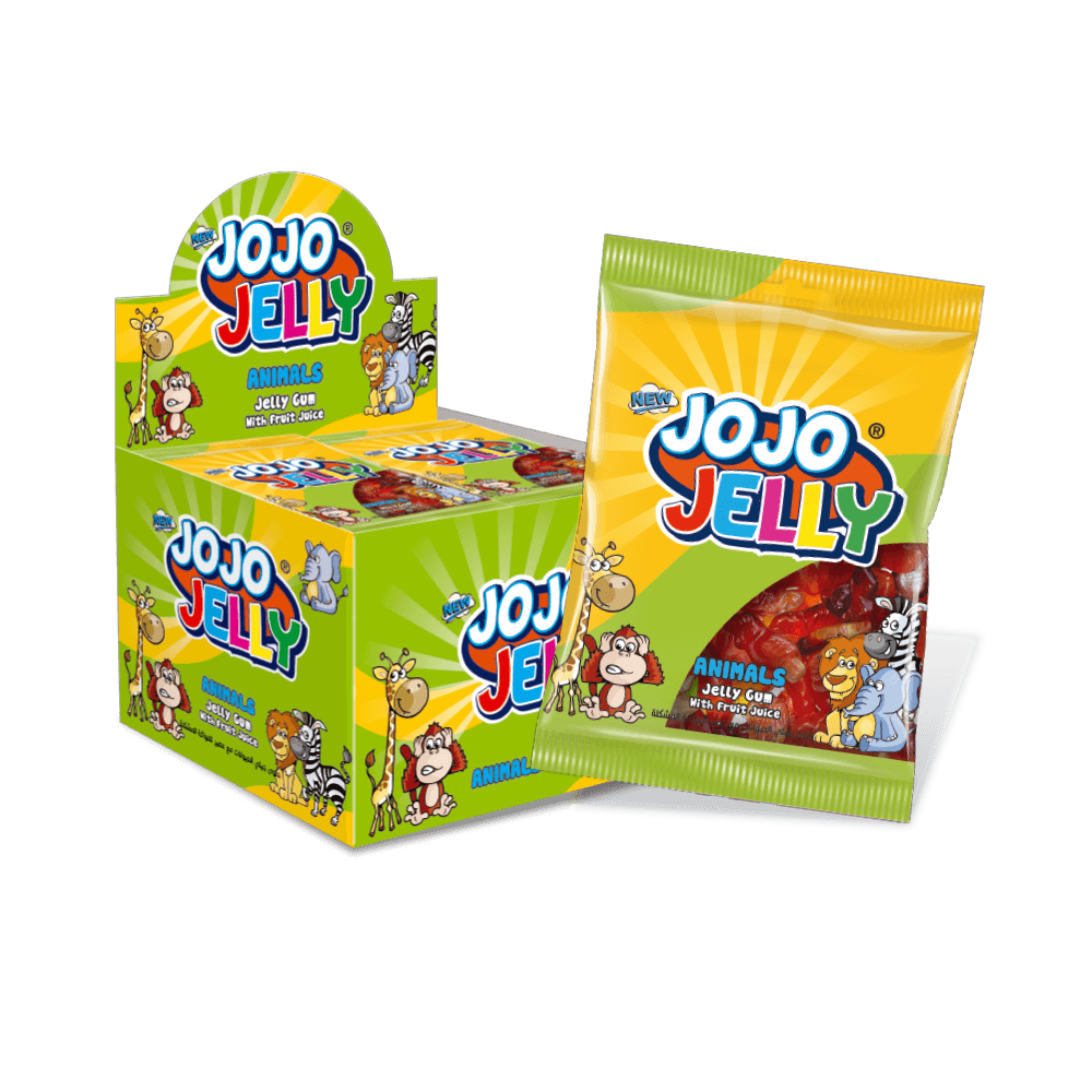 Eviza Jojo Jelly Animals Jelly Gum, 20g
