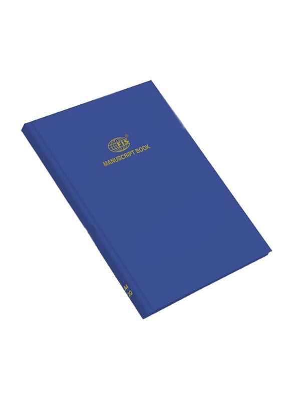 FIS Manuscript Note Book, A4 Size, 2 Quire, Blue