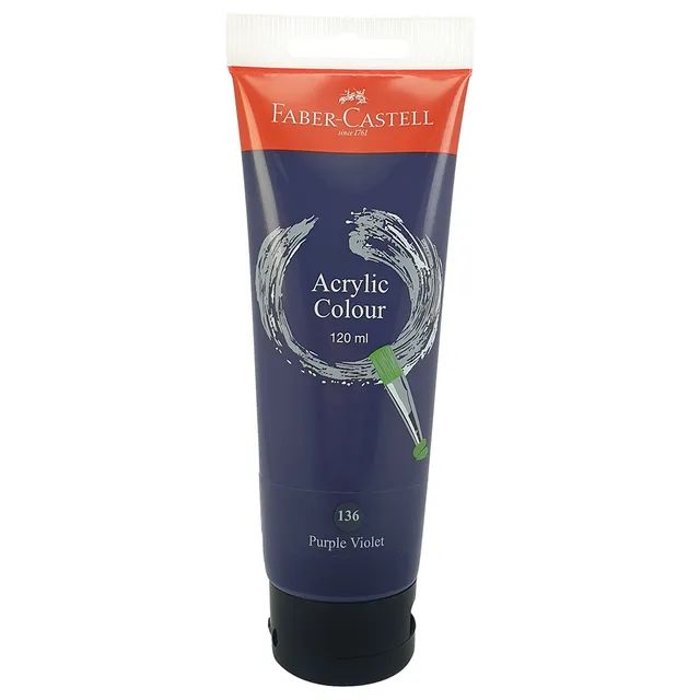 Faber Castell Acrylic Color - 136 Purple Violet, 120ml