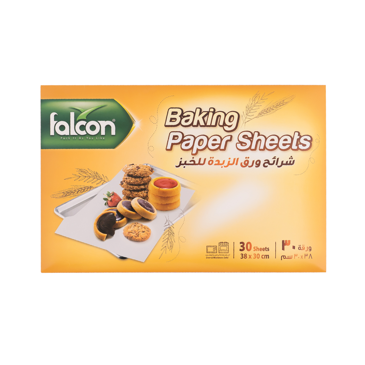 Falcon Baking Sheet - Medium, 38x30cm, 30 Pieces
