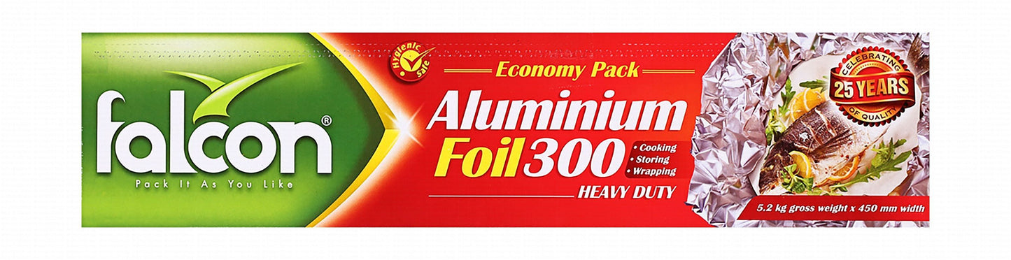 Falcon Heavy Duty Aluminum Foil Roll 450mm, 5.2kg