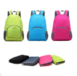 Folding Travel Backpack Green
