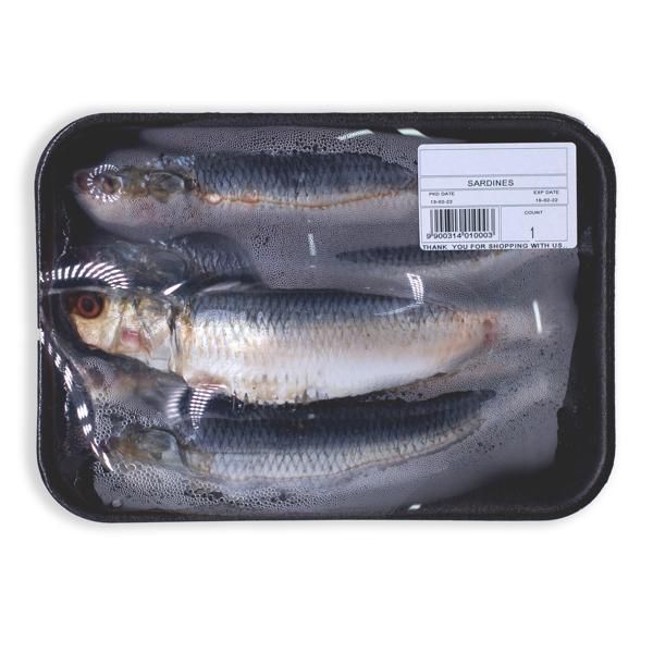 Fresh Cleaned Sardines, 500g