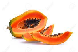 Fresh Papaya Slice