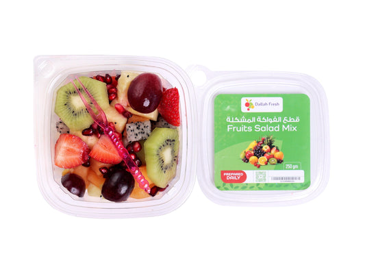سلطة فواكه مشكلة مقطعة، 250 غرام
