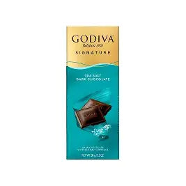 Godiva Sea Salt Dark Chocolate, 90 g
