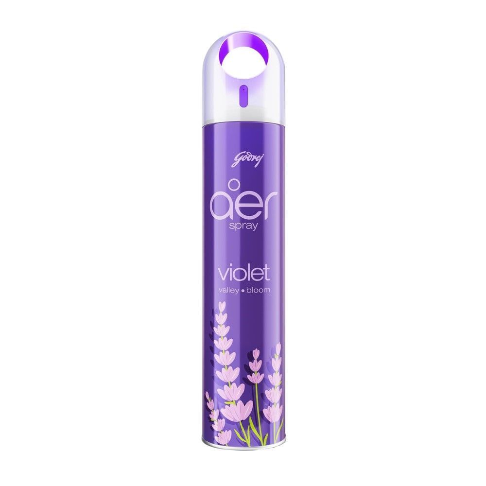 Godrej Aer Spray Violet Valley Bloom Home Fragrance, 300ml