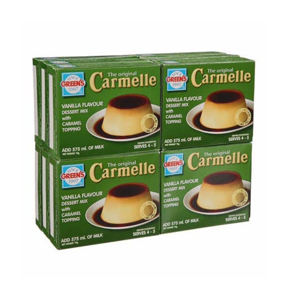 Green's The Original Carmelle Vanilla Flavour Dessert Mix, 12x70g