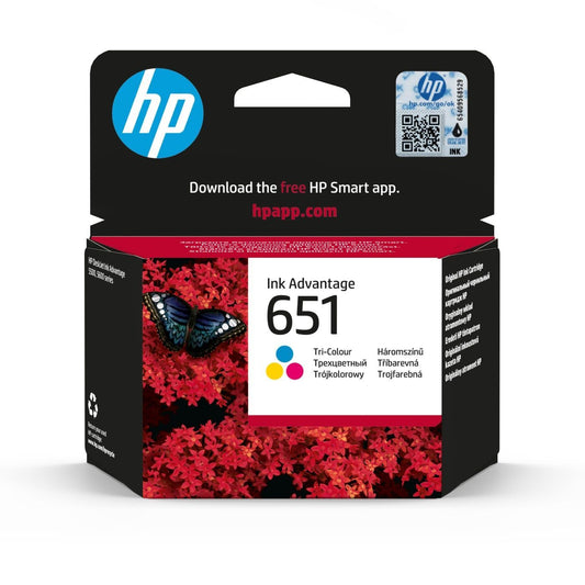 HP 651 Ink Advantage Cartridge - Tri-Color 1 pack