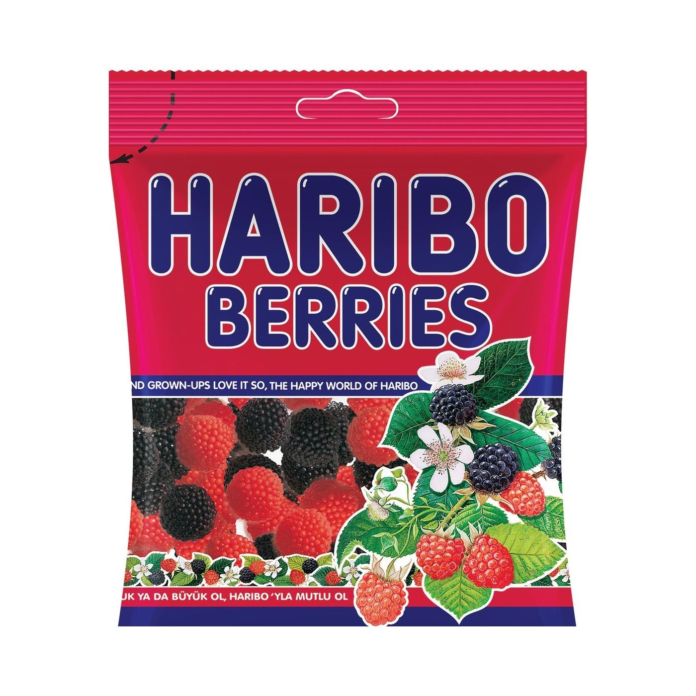 Haribo Berries Fruit Flavour Jelly Candy, 65g