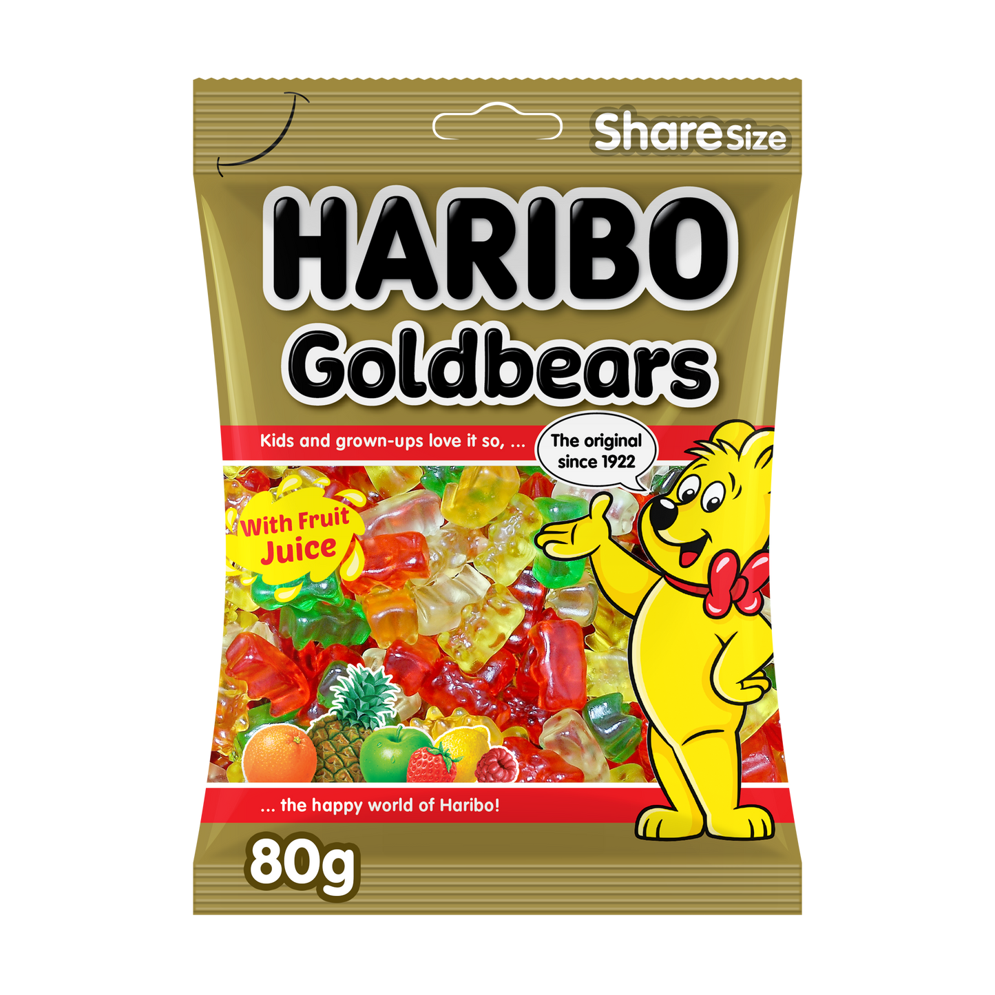 Haribo Gmold Bears Jelly, 65g