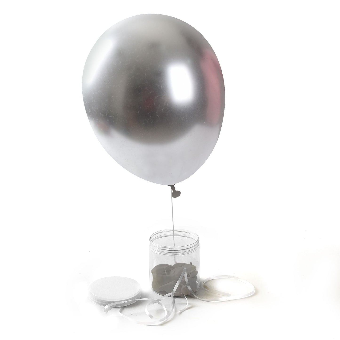 Helium Balloon - 1 Pc - Silver