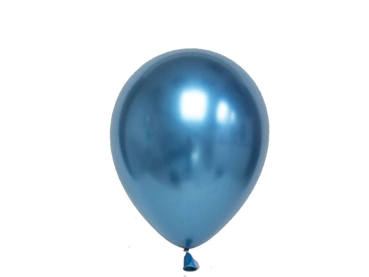 Helium Balloon Blue Chrome 1 pc