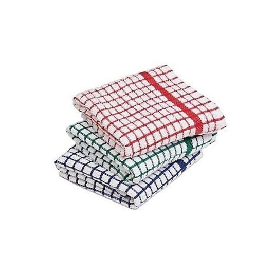 Home Selection Small Checks Kitchen Towel Set, 3 Pieces