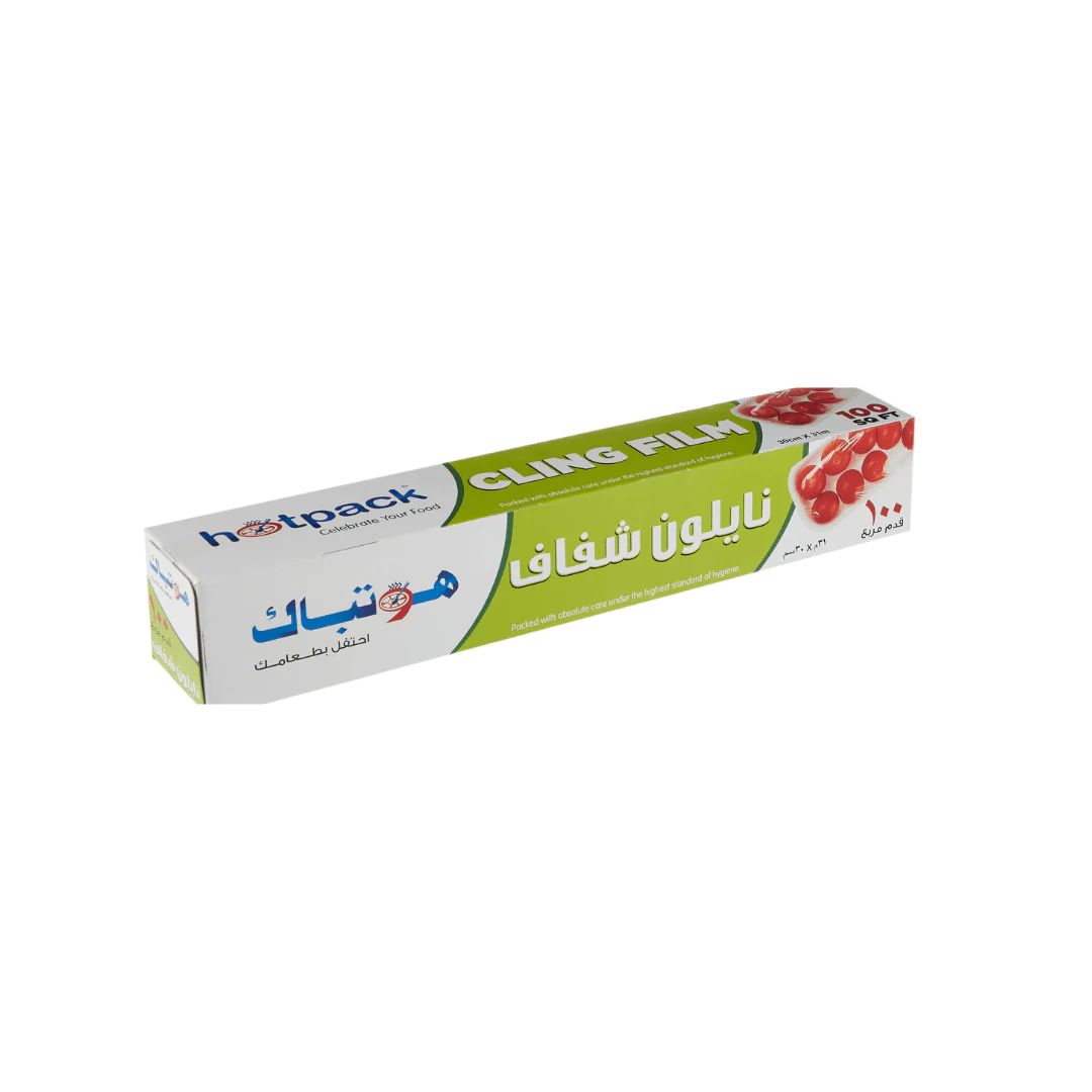 Hotpack Food Wrap Cling Film, 30cm, 100Sq.ft