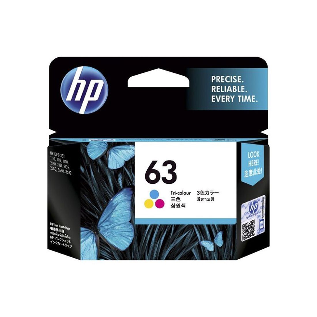 Hp Original Ink 63 Tri Colour