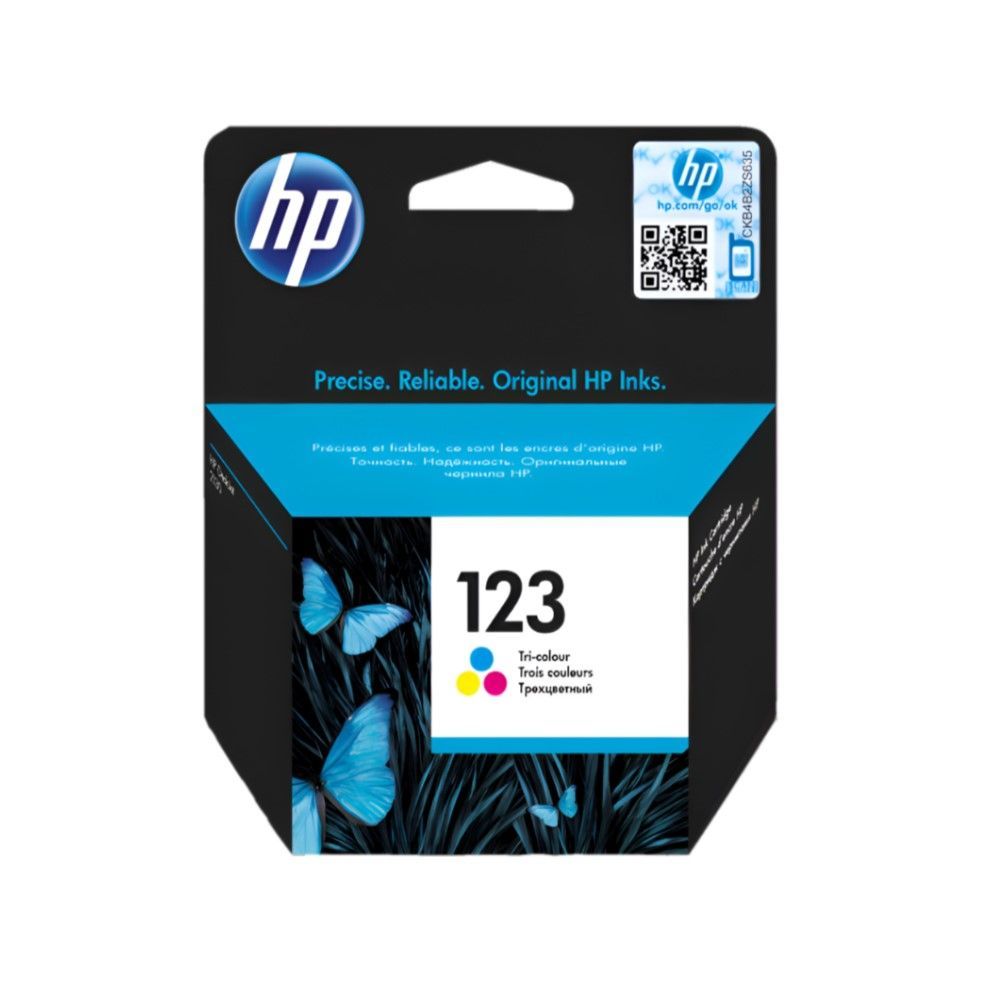 Hp Tri-color Original Ink Cartridge - 123