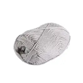 ITALO Light Grey Milk Cotton Crochet Thread, 50g