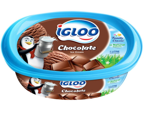 Igloo Chocolate Ice Cream 1L