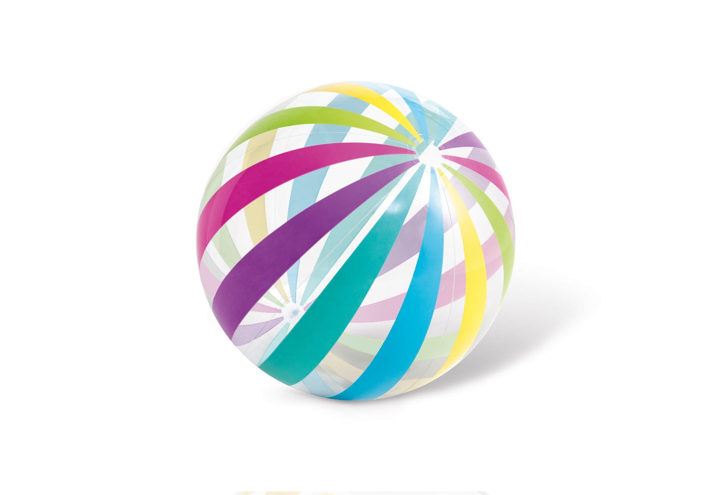 Intex Multicolor Inflatable Jumbo Beach Ball for Kids, 107cm, Age 3+