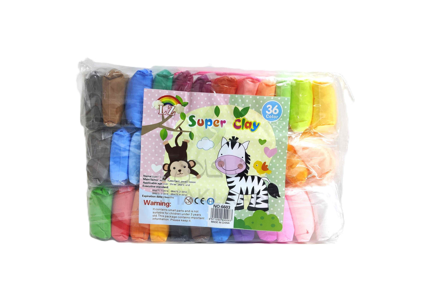 LZ Super Clay, 36 Colors, 3+ Years