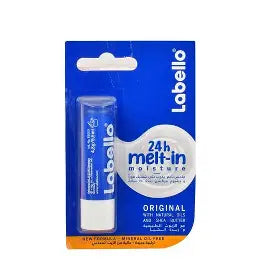 Labello 24H Moisturizing Original Lip Balm with Shea Butter, Natural Oils & Vitamins, 1 Piece