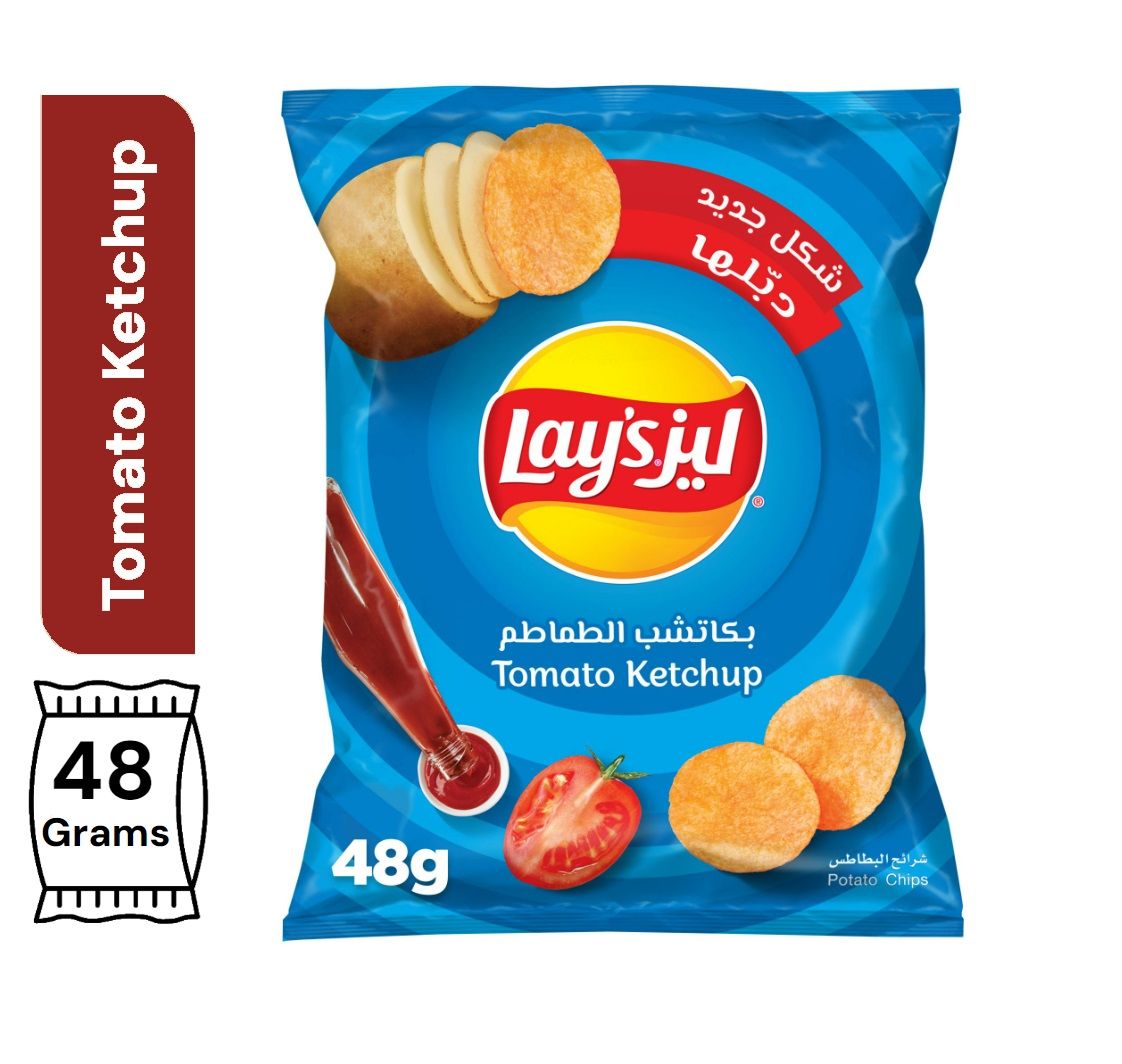 Lay's Tomato Ketchup Potato Chips, 48g