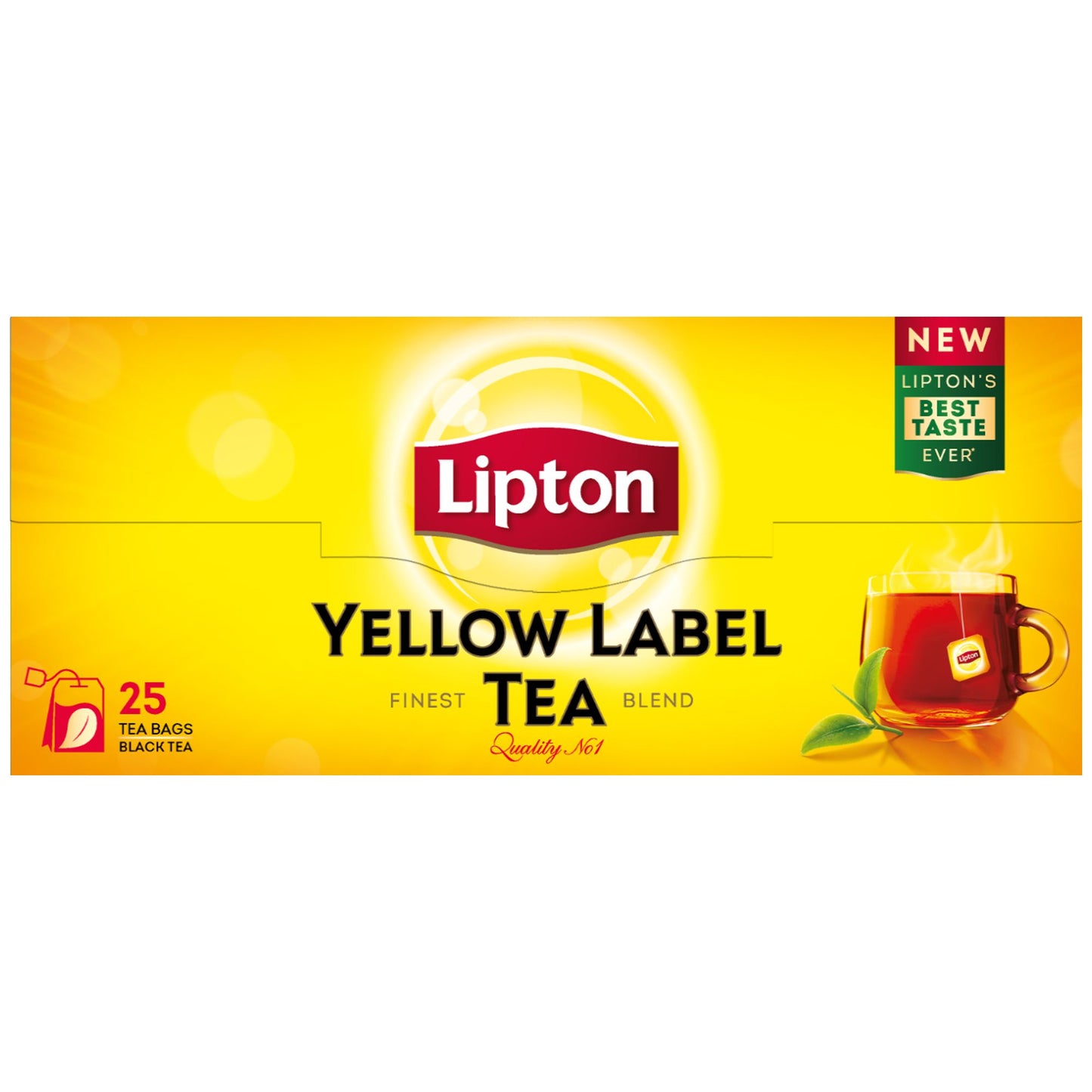 Lipton Yellow Label Black Tea Bags, 25 Teabags