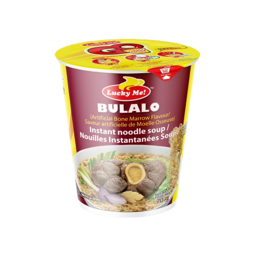 Lucky Me Regular Cup Bulalo Instant Noodles Soup, 70g