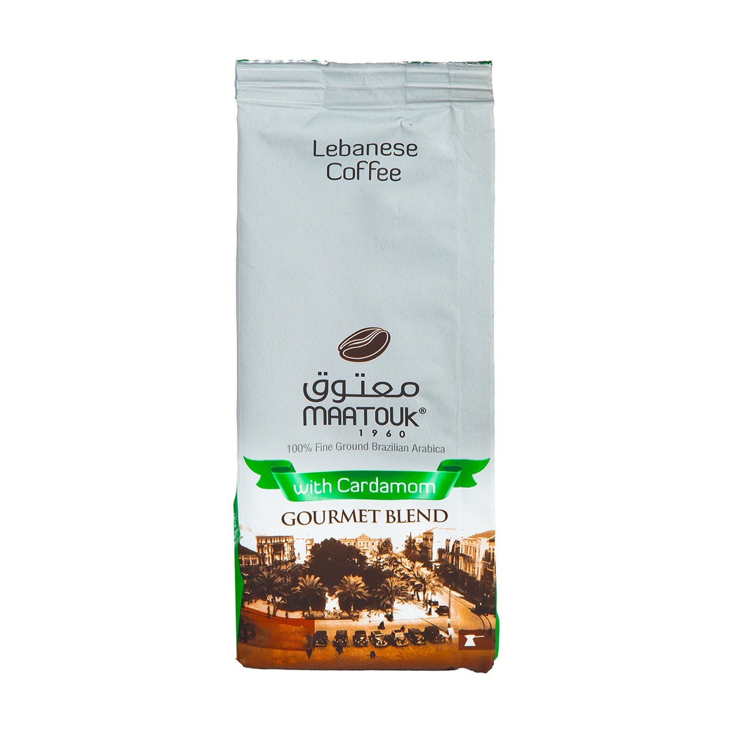 Maatouk Gourmet Blend Coffee with Cardamom, 200g