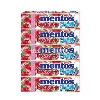 Mentos Incredible Chew Strawberry, 20 pcs x 45 gm