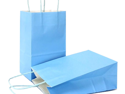 Mini Light Blue Paper Bag