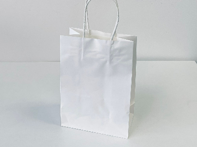 Mini White Paper Bag