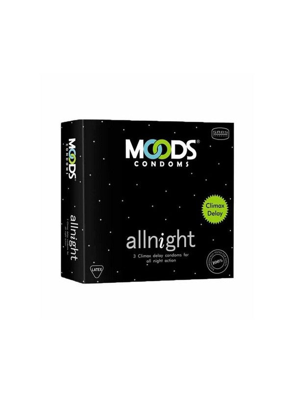 Moods 3-Piece All Night Climax Delay Condoms