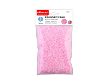 Motarro Polystyrene Mini Foam Ball Set - Pink, 2-3mm-9g