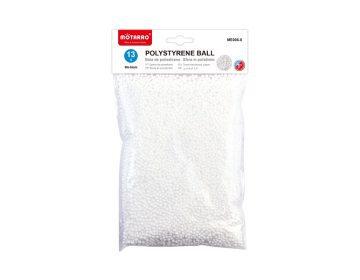 Motarro Polystyrene Mini Foam Ball Set - White, 6-8mm/13g