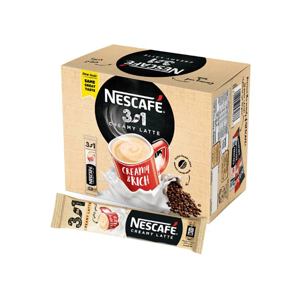 Nescafe 3-in-1 Creamy Latte Instant Coffee Sticks, 10x22.4g