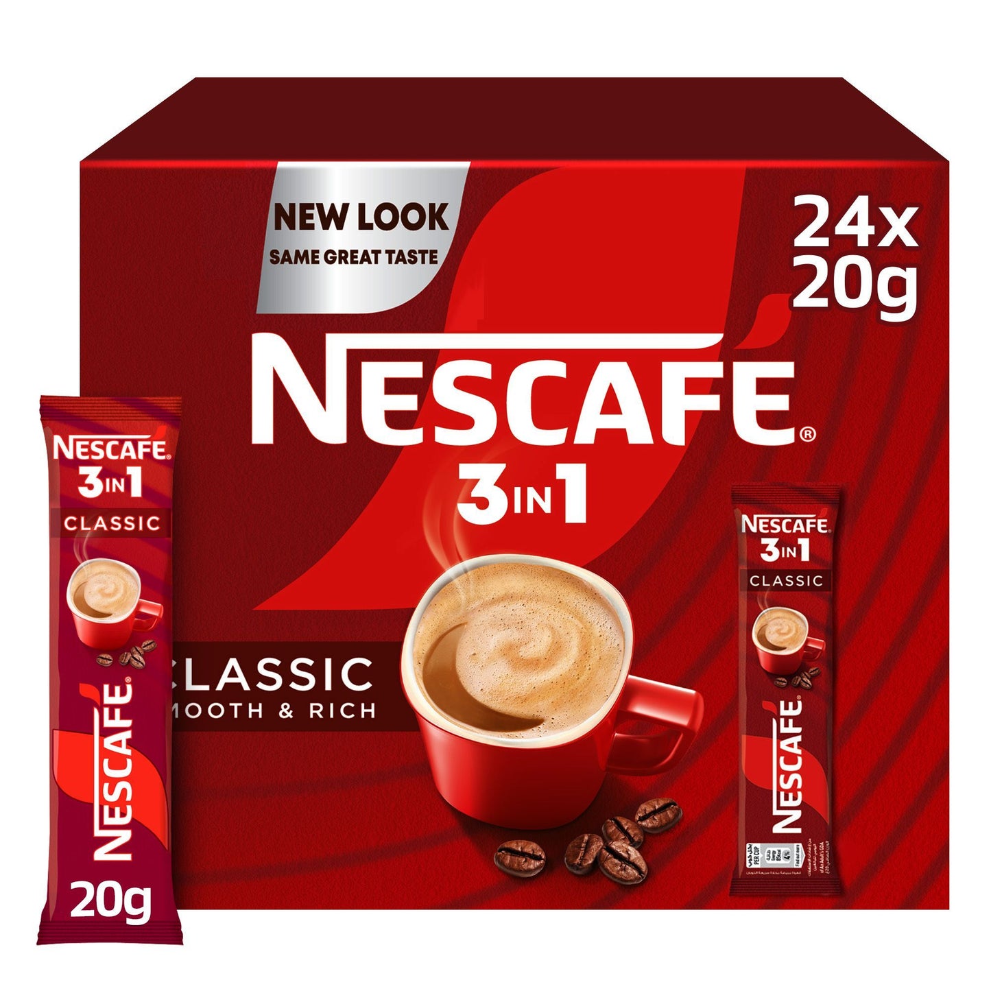 Nescafe 3in1 Classic Instant Coffee, 24x20g