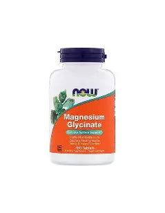 Now Magnesium Glycinate Tablets, 180 Tablets