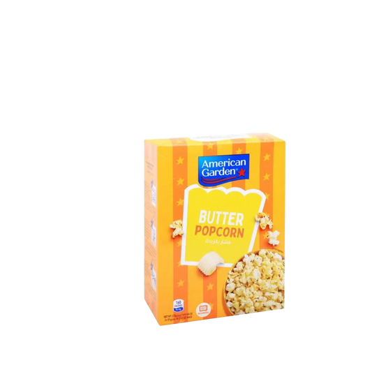 American Garden Microwave Butter Popcorn, 273g